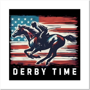 Derby time Horse racing lover Posters and Art